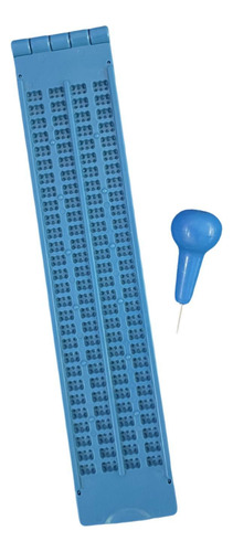 Braille Writing Con Bolígrafo, Suministros De Azul