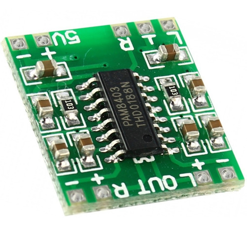Mini Modulo Amplificador De Som Pam8403 3w Classe D Arduino