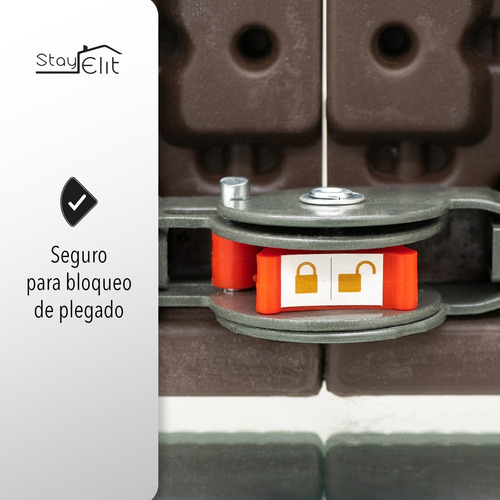 Imagen 6 de 10 de Mesa Plegable Portafolio Tipo Ratan Mimbre 1.80m Resistente