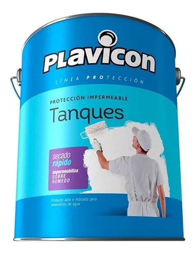 Impermeabilizante Para Tanques Plavicon 20 Litros Pintumm