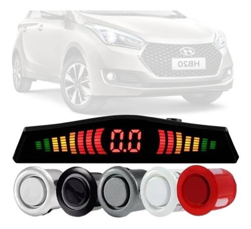 Sensor De Estacionamento (ré) 4 Pontos Hyundai Hb20 S/x