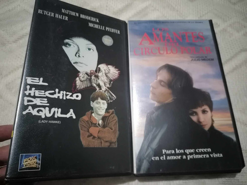 Hechizo De Aquila Y Amantes Círculo Polar Vhs Combo 2 Pelis (Usado)