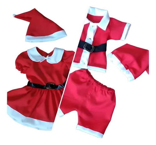 Disfraz papa noel bebe niña new arrivals