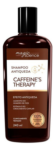  Super Shampoo De Café Antiqueda Magic Science 240ml