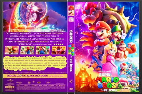 Dvd Super Mario Bros La Pelicula 2023