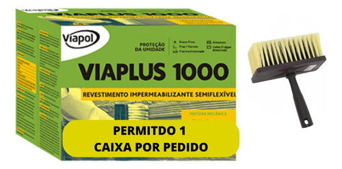 Viaplus 1000 Impermeabilizante + Broxa