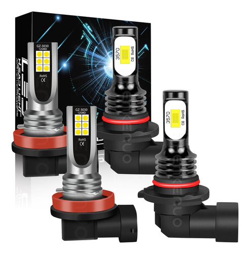 Bombillas Led Para Faros Delanteros Y Antiniebla Para Toyota