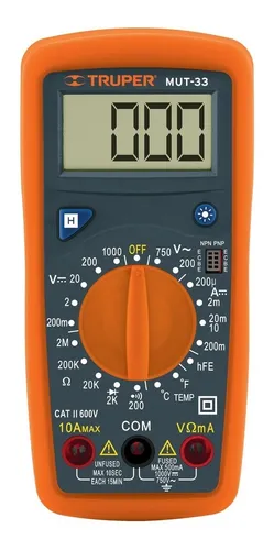 Multímetro Digital Profesional Truper 10401