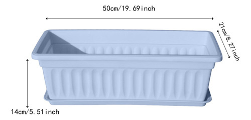 Caja De Ventanas Sembradora Flower Pinkling Nursery Azul