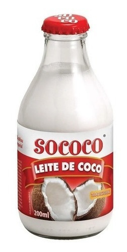 Leche De Coco Sococo 200ml. Origen Brasil
