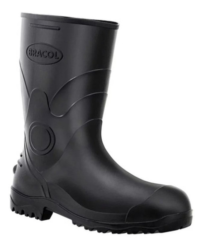 Bota Pvc Preta Impermeável Cano Curto 45 Bracol