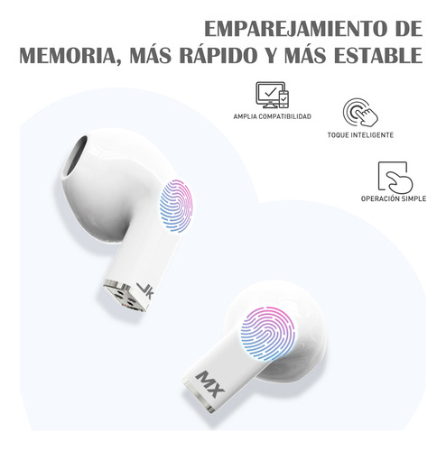 Audífonos Bluetooth En Forma De Corazón Con Cancelación De