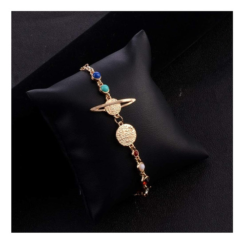Tobillera Con Pulsera Del Universo De Ocho Planetas Yooe. De
