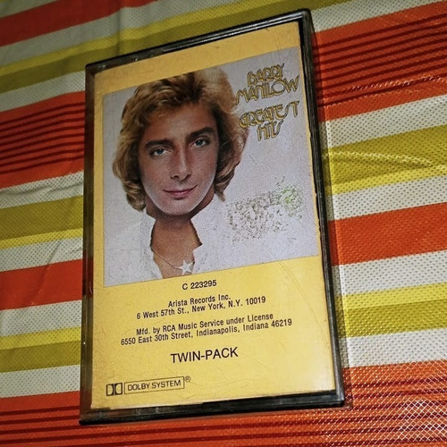 Cassette Barry Manilow - Barry Manilow Greatest Hits