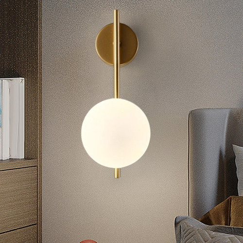 Aplique De Pared Lámpara De Pared Con Cobre 30cx12x18cm