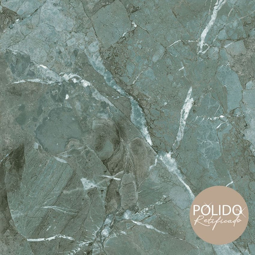 Porcelanato Gres Revestimiento Verde Intensy Pulido 66x66 Cm