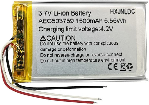 Bateria Aec503759 1500mah 3.7v Para Steelseries Arctis 1 3 7