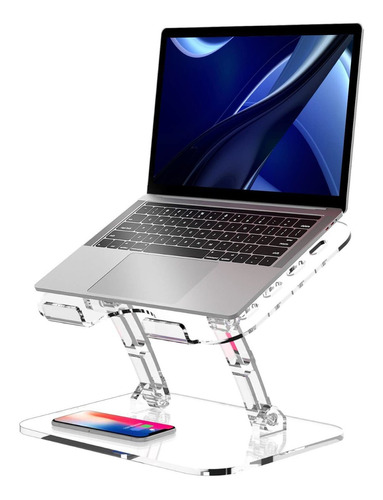 Lpoake Soporte De Acrlico Para Laptop Para Escritorio, Eleva