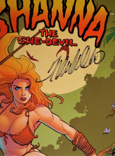 Shanna #1- Firmada X Frank Cho- C O A- Ingles (Usado)