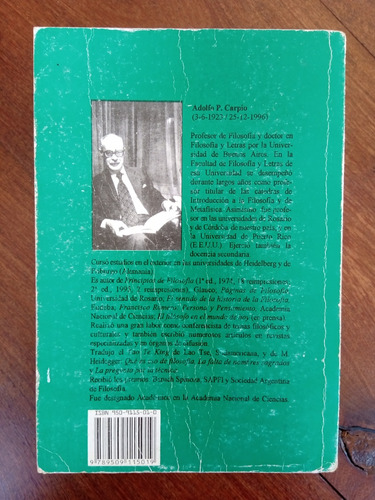 Imagen 2 de 9 de Principios De Filosofía - Adolfo Carpio