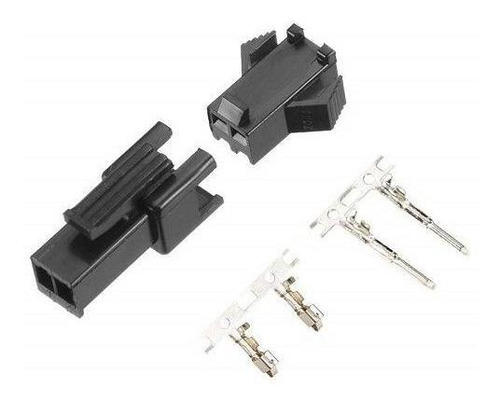 Kit Conector Jst Sm 2.5mm Macho Y Hembra 2 Pines + Espadines