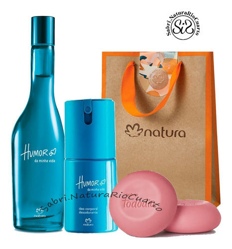 Natura Kit Exclusivo Humor Da Minha Vida Perfume +3productos