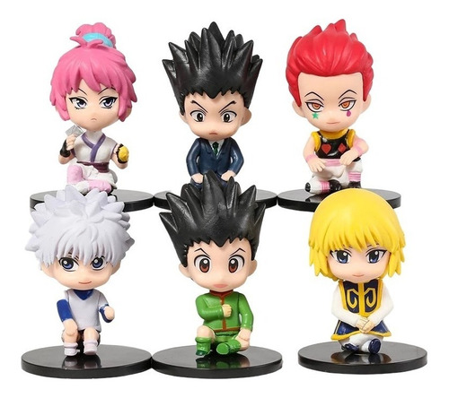 Hunter X Hunter Figuras Gashapones Set X 6 Vt/1307 8cm