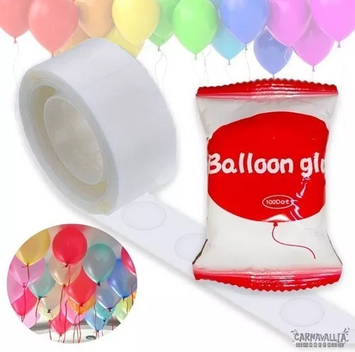 Cinta elástica para globos - Adhesivo de una cara