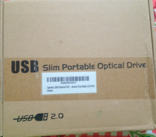 Usb Slim Portable Optical Drive 