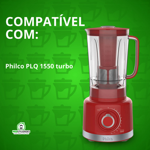 Copo P/ Liquidificador Philco Plq1550 Turbo Translucido
