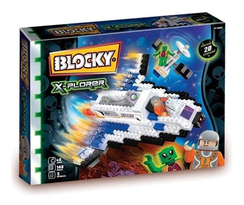 Blocky X-plorer Bloques Transbordador 148 Piezas 01-0688