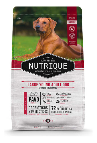 Ración Nutrique Perro Adulto Grande + Obsequio Y E. Gratis