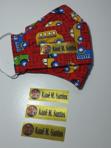 Imagem 3 de 6 de Kit 15 Etiquetas Termocolantes (máscaras, Uniforme E Mais)