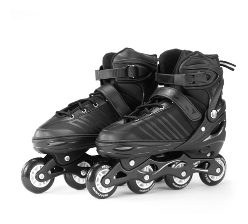 Patins Roller Semi Profissional Ajustavel Abec 7 Megacompras