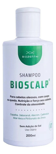 Bioscalp Shampoo para cabelos oleosos, com caspa, coceira ou queda 200 ml