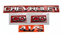 Comprar Emblemas Chevrolet Cd 4.1u002Fs 1996 Em Diante ( Kit 4 Peças )