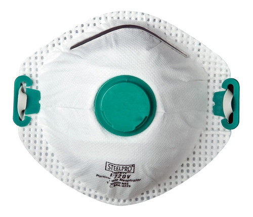 Respirador Mascarilla Barbijo Steelpro F720v N95 Valvula X10