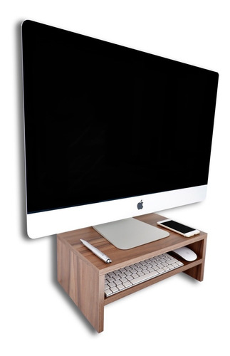 Soporte Para iMac, Base De Monitor, Laptop Moderno De Madera