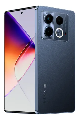 comprar Smartphone Infinix Note 40 5G, 8 GB de RAM, 256 GB de almacenamiento, cámara triple de 108 mp+ 32 MP, pantalla de 6,78 FHD+ 120 Hz, sonido de Jbl, batería de 5000 mAh, carga inalámbrica negra