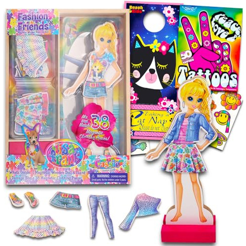 Lisa Frank Paper Dolls Activity Set... 1 Muñeca De Madera Co