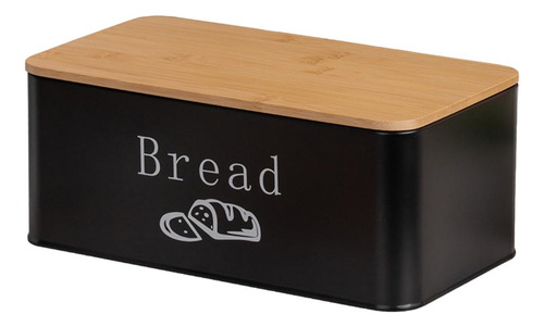 Con Tapa De Bambú, Recipiente Multiusos Para Guardar Pan,