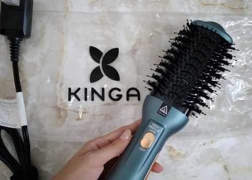 Cepillo Secador Kinga Para Cabello Fino  | Cepillo Electrico