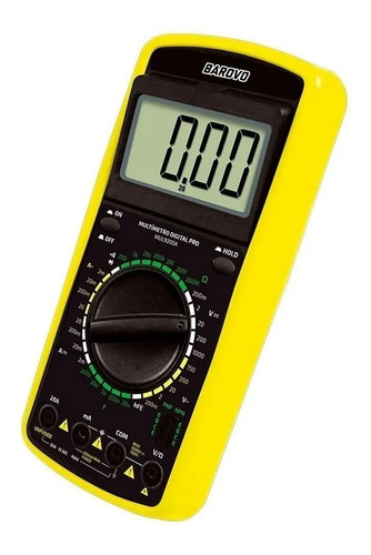 Multimetro Digital Tester Udovo Ac Dc Data Hold Display Led