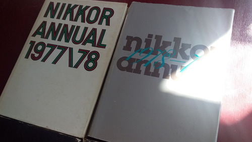 Lote Libros Fotografia Nikkor Annual 1977 A 1981 Coleccion