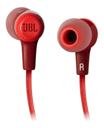 Audífonos in-ear inalámbricos JBL E25BT JBLE25BT rojo con luz LED