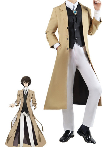 Disfraz De Dazai Osamu De Bungo Para Cosplay De Perros Calle