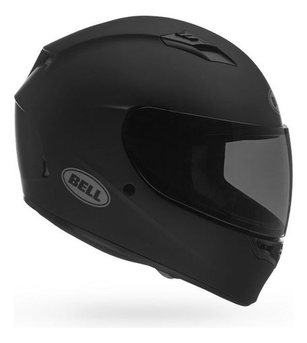 Casco Moto Integral Bell Qualifier Pista Visor Simple Gaona Negro Mate Liso L