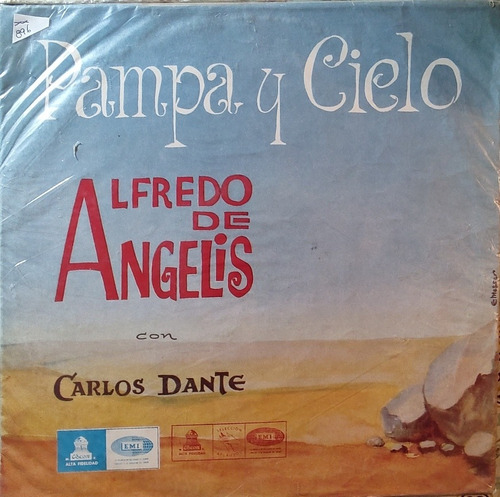 Vinilo Lp  De Alfredo De Angelis  Pampa Y Cielo (xx896