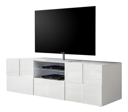 Imagen 2 de 3 de Mueble Tv Ref: Calisto De 180 Cm Madera Lacada Poliuretano