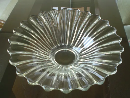 comprar Antiguo Centro De Mesa , Frutero Etc Cristalerias Yungay